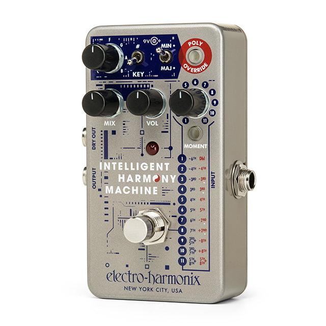 Electro-Harmonix Intelligent Harmony Machine pedal — angled view