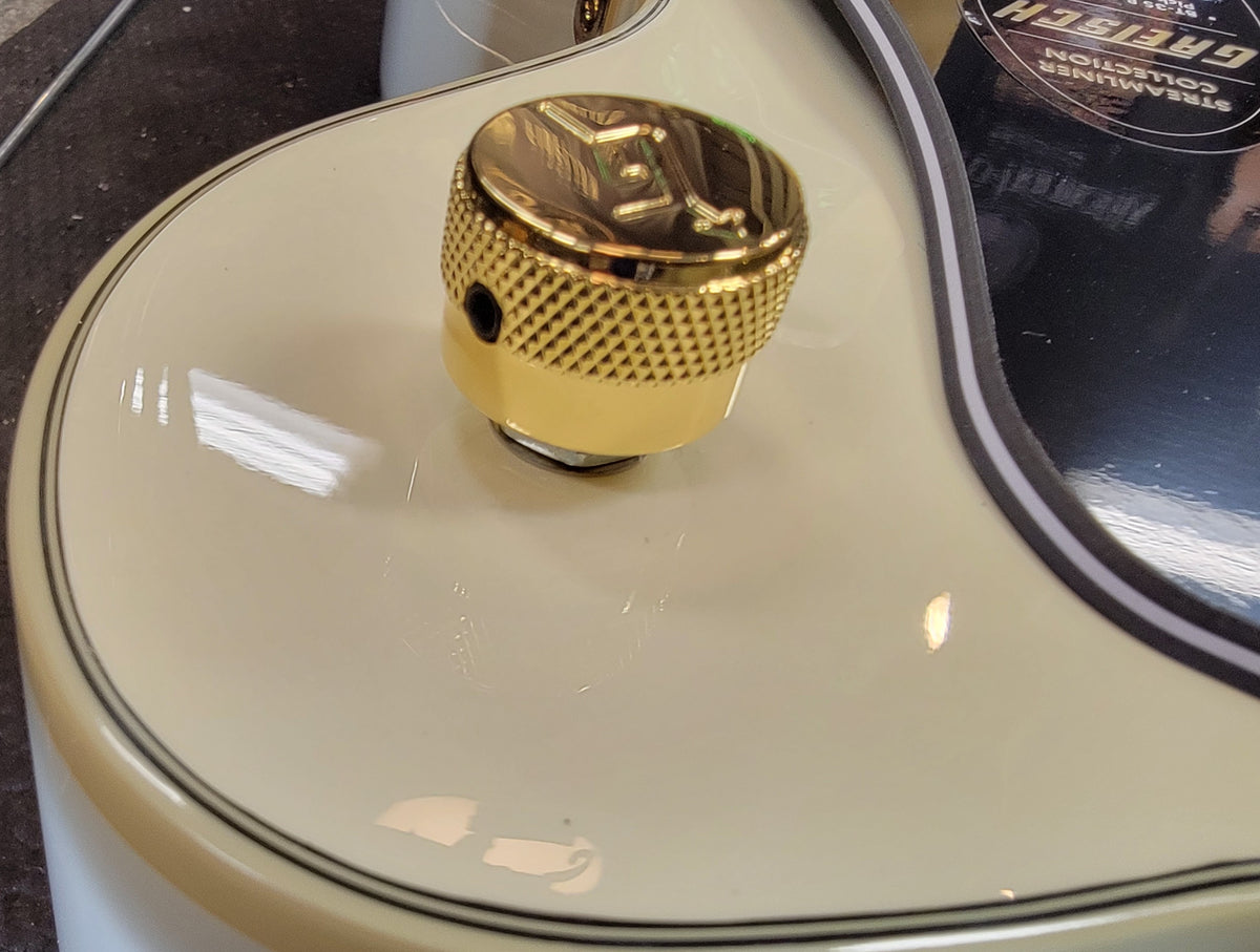 Gretsch G2420TG Streamliner hollow body — nut and neck