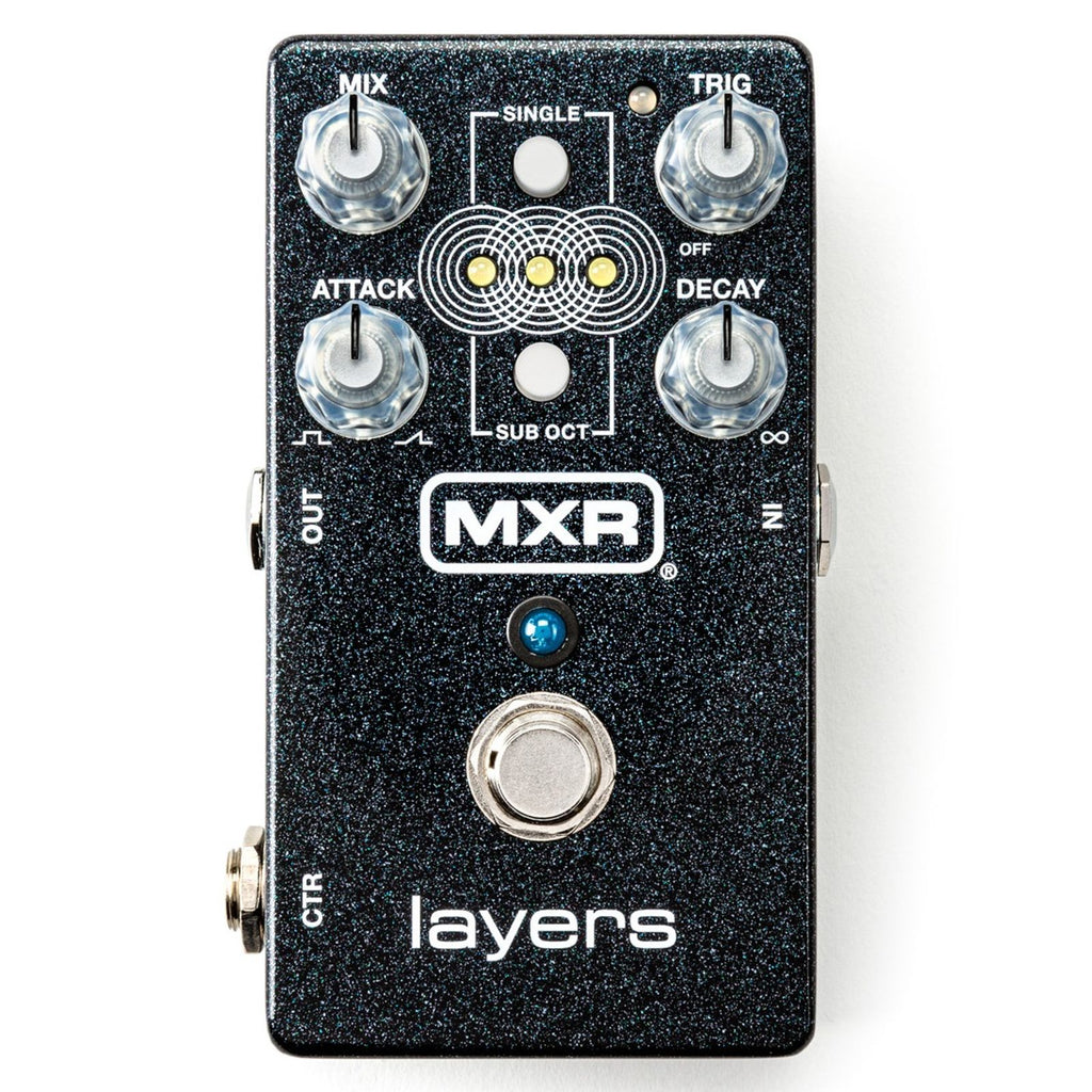 MXR M307 Layers sustain pedal - front view