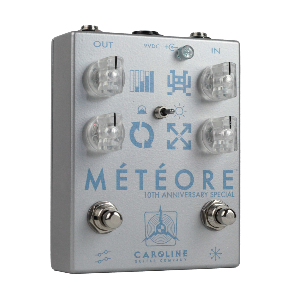 New Caroline Guitar Company Météore 10th Anniversary Lo-fi Reverb Pedal Meteore