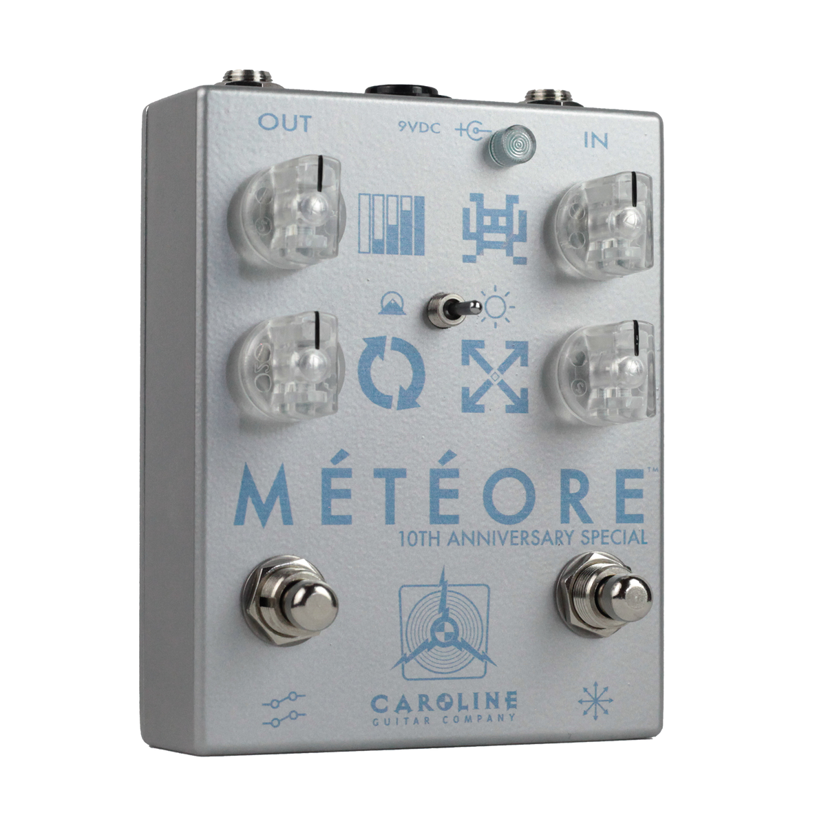New Caroline Guitar Company Météore 10th Anniversary Lo-fi Reverb Pedal Meteore