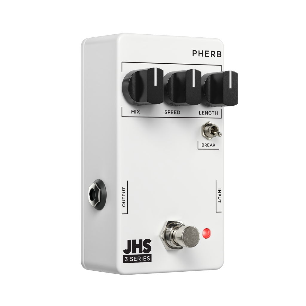 New JHS 3 Series PHERB Phaser + Reverb Guitar Effects Pedal