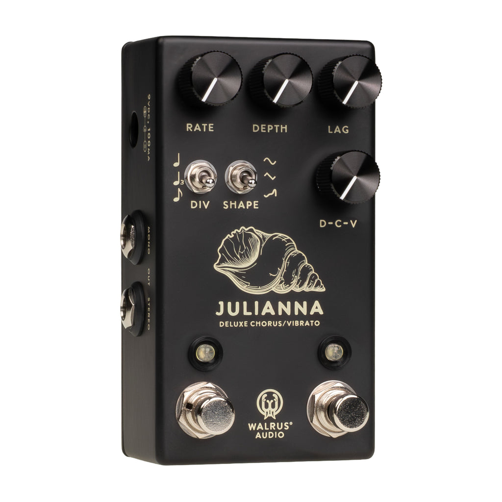 New Walrus Audio Julianna Deluxe Chorus & Vibrato Black Guitar Effects Pedal