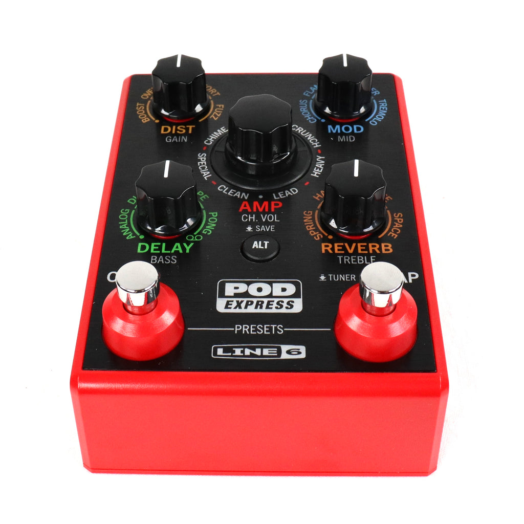 Used Line 6 POD Express Guitar Portable Amp & Effects Processor Pedal