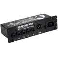 RockBoard MOD 1 V2 black pedalboard patchbay front panel with TRS XLR jacks