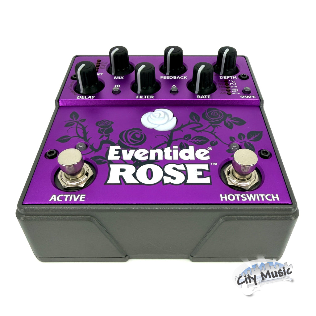 Used Eventide Rose Modulated Delay Guitar Effects Pedal ♪