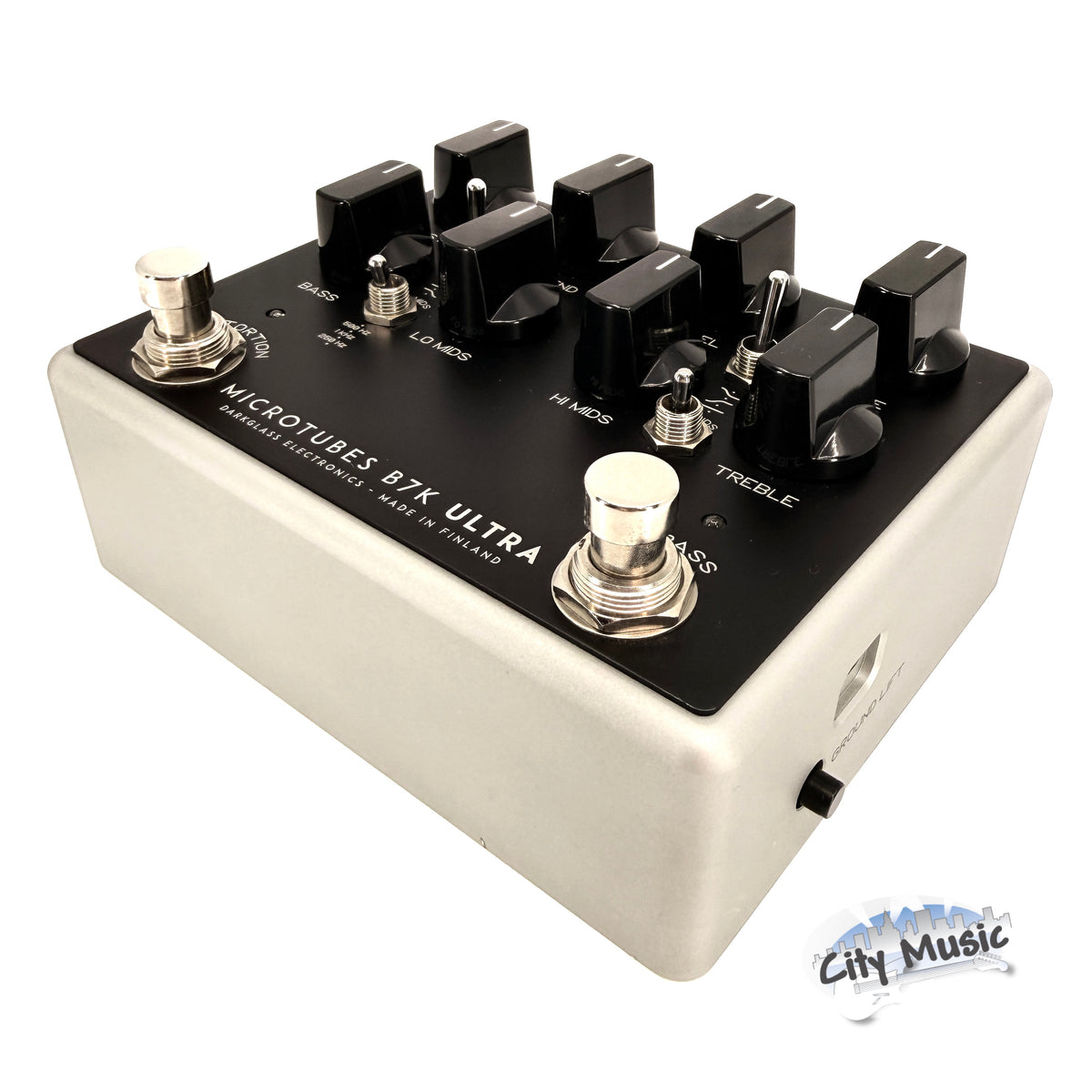 Used Darkglass Microtubes B7K ULTRA V2 w/ Aux-In Analog Bass Guitar Preamp Pedal ♪