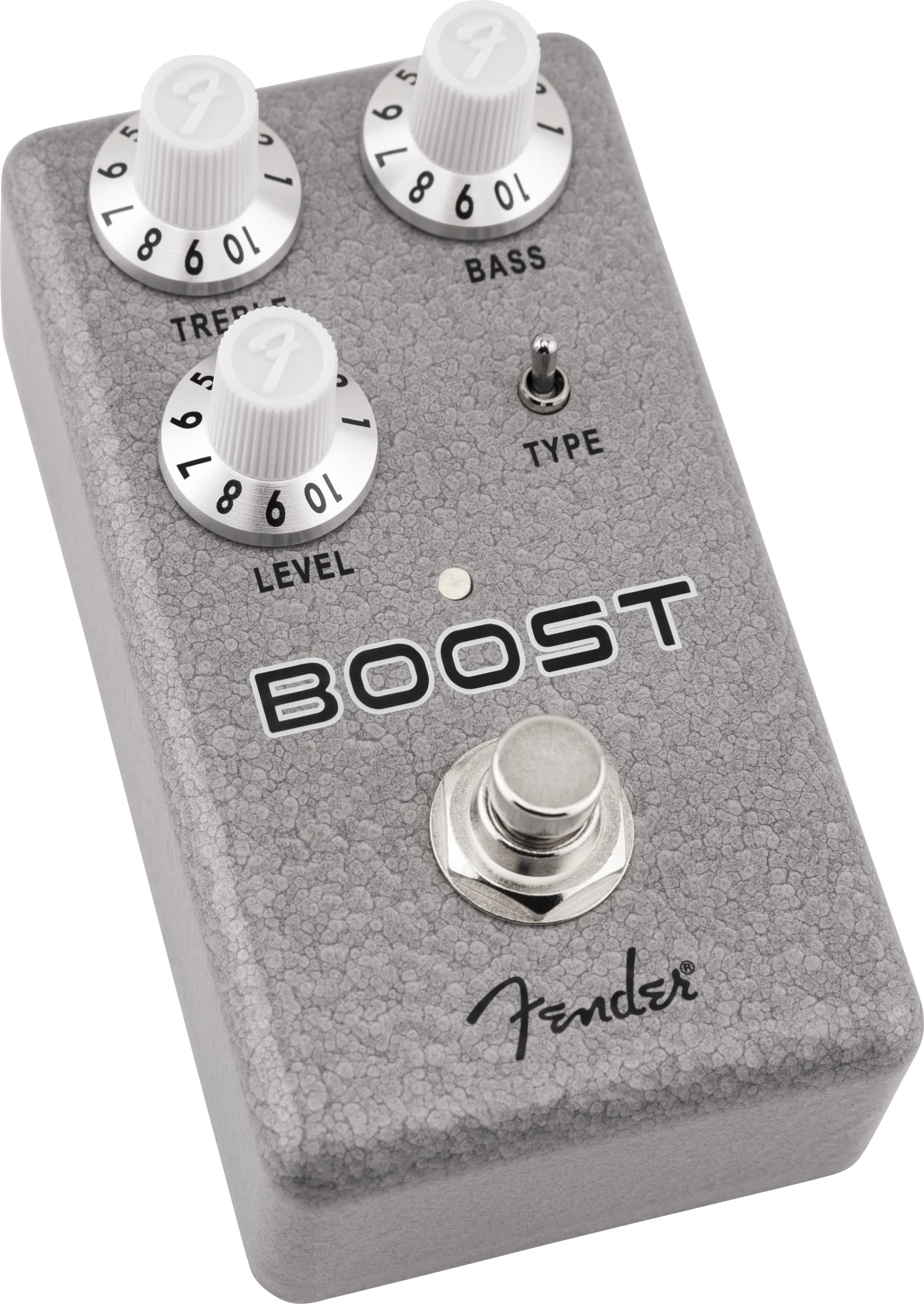 Fender Hammertone Boost pedal — angled view