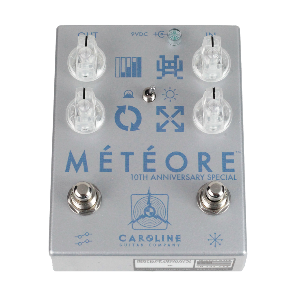 New Caroline Guitar Company Météore 10th Anniversary Lo-fi Reverb Pedal Meteore