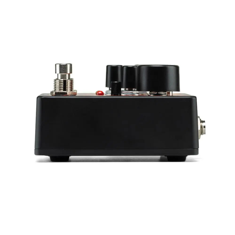 Electro-Harmonix Hell Melter distortion pedal — side view