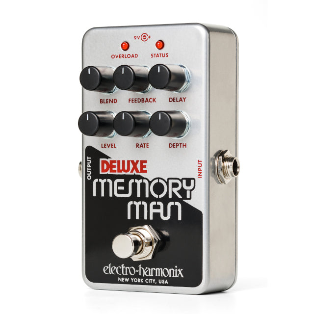 Electro-Harmonix Nano Deluxe Memory Man analog delay pedal - side view