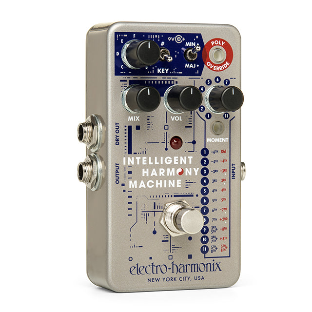Electro-Harmonix Intelligent Harmony Machine pedal — controls detail