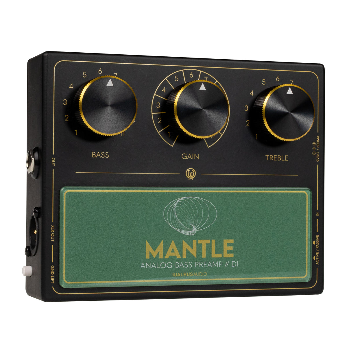 New Walrus Audio Mantle Analog Bass Guitar Preamp & D.I. Effects Pedal