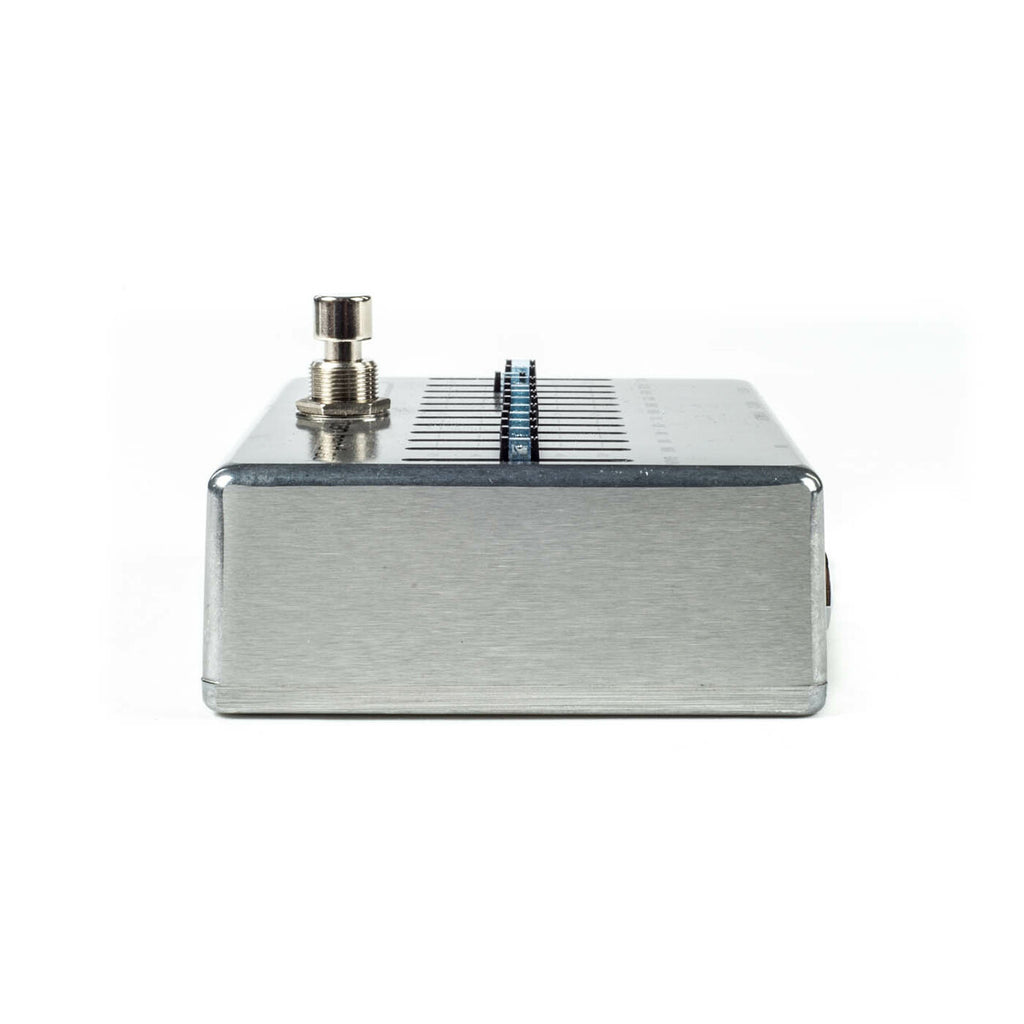 MXR M108S Ten Band Graphic EQ pedal — footswitch close-up
