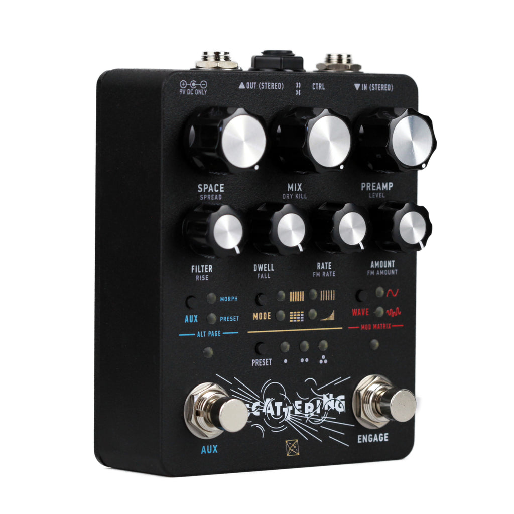 New Electronic Audio Experiments Scattering Stereo Reverb Guitar Effects Pedal