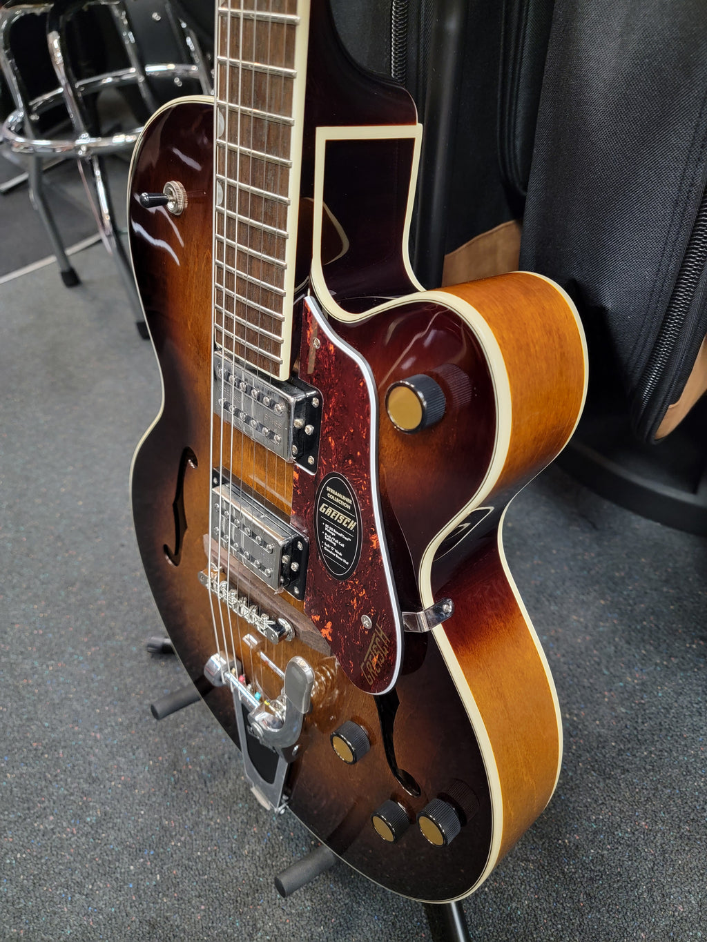 Gretsch G2420T Streamliner hollow body — fingerboard inlays