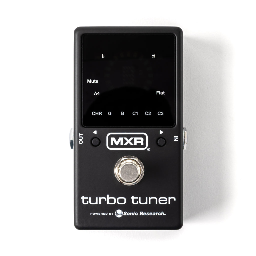 New Dunlop MXR M400 Turbo Tuner Strobe Guitar Tuner Pedal