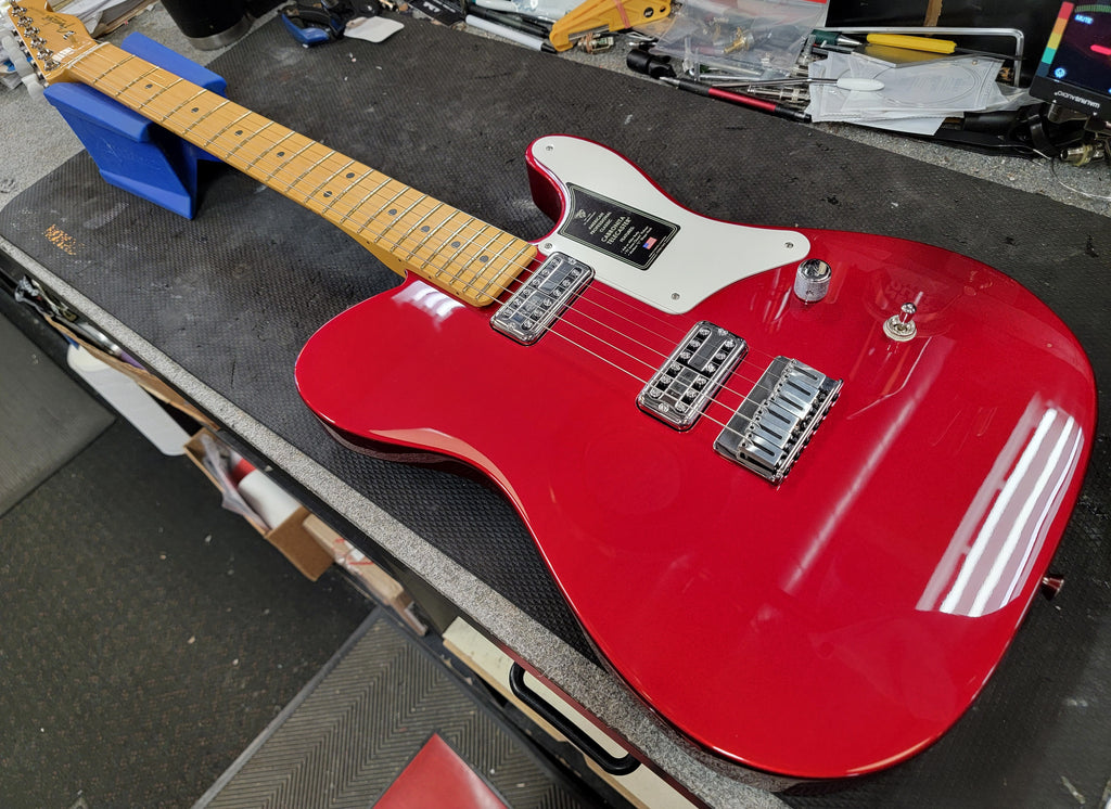 Fender 75th Anniversary American Professional Classic Cabronita Telecaster Candy Apple Red, Case, Free Shipping!