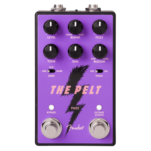 New Fender The Pelt V2 Fuzz Guitar Effects Pedal