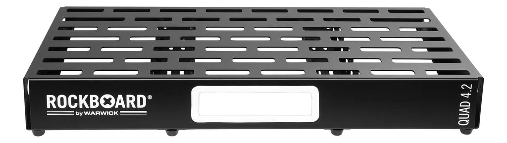 RockBoard Quad 4.2 pedalboard black aluminum slotted surface