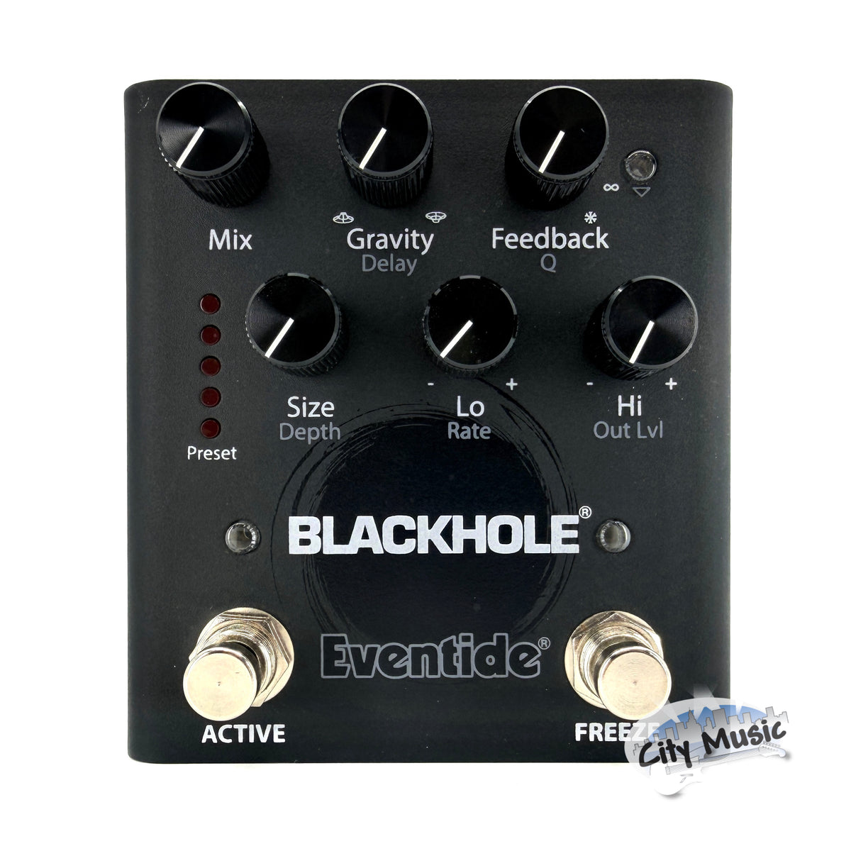 Used Eventide Blackhole Otherworldly Reverb Guitar Effects Pedal ♪