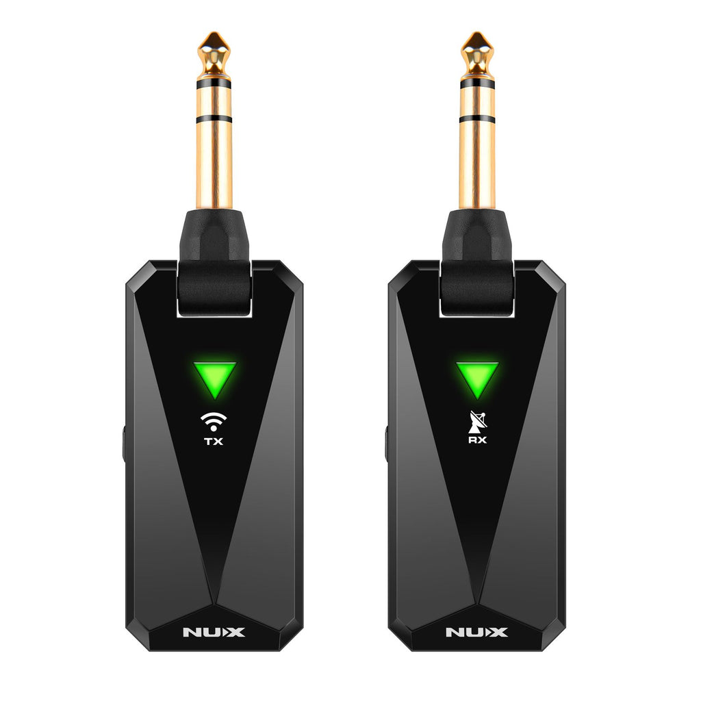 Used NUX B-5RC 2.4GHz wireless system — TX and RX front view