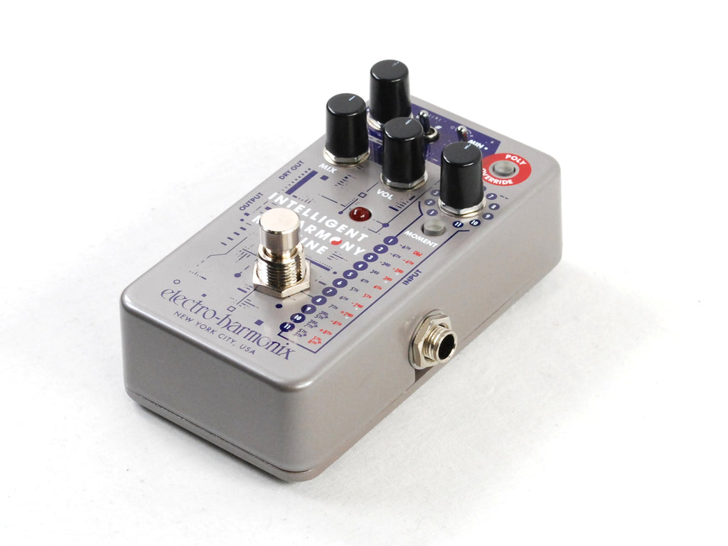 Electro-Harmonix Intelligent Harmony Machine harmonizer pedal - jacks view