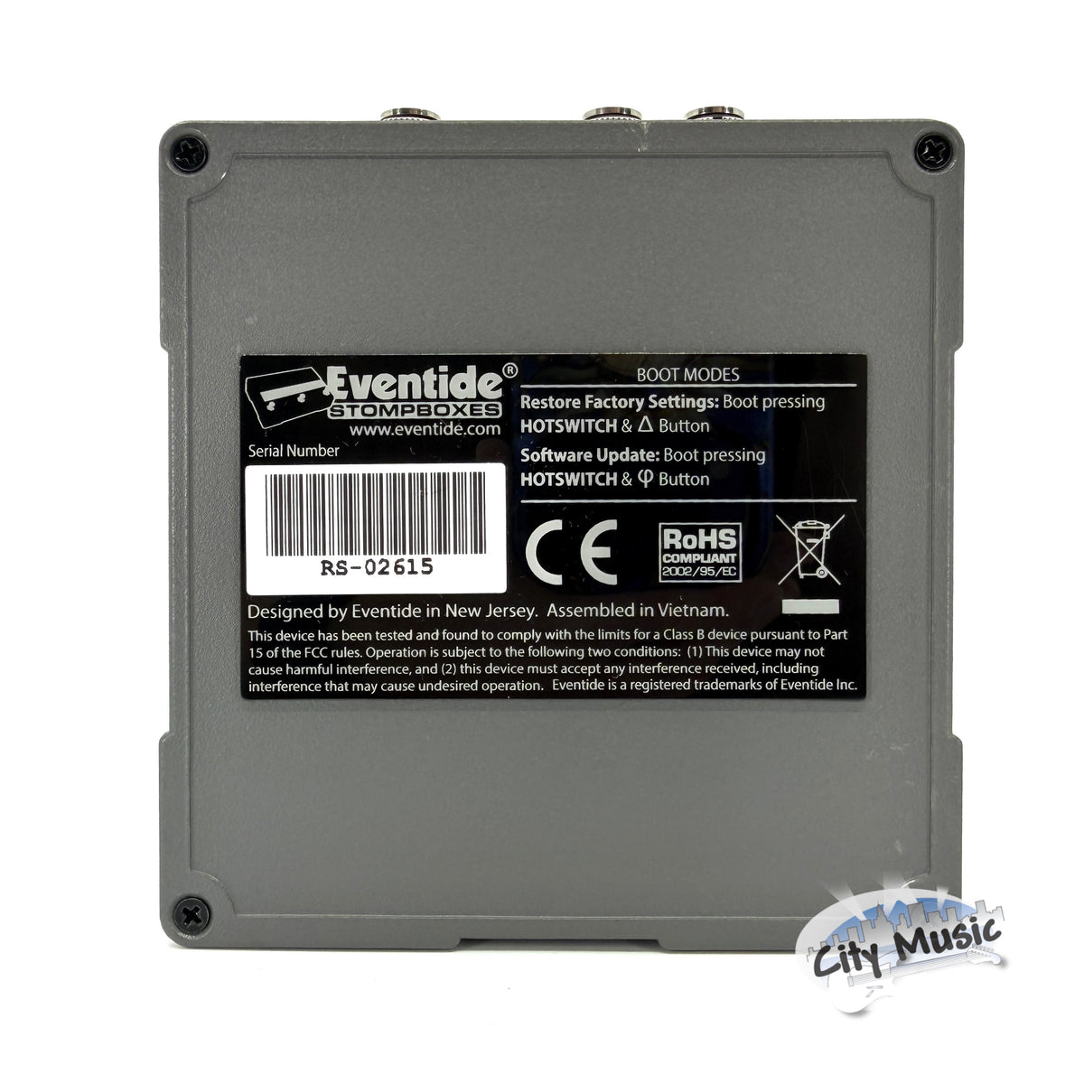 Used Eventide Rose Modulated Delay Guitar Effects Pedal ♪