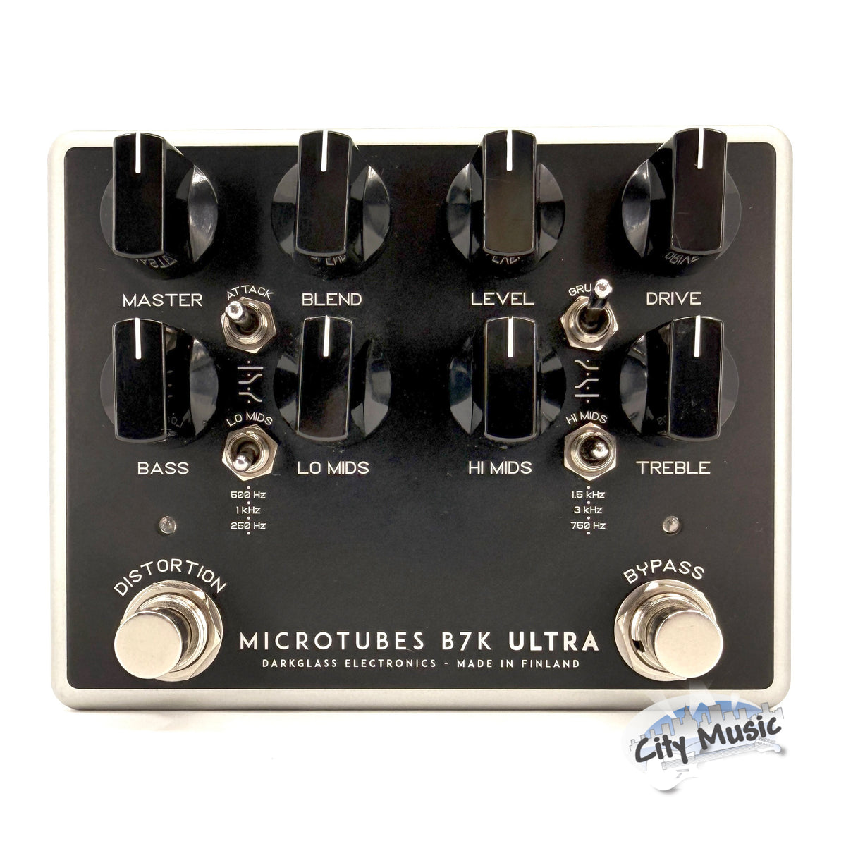 Used Darkglass Microtubes B7K ULTRA V2 w/ Aux-In Analog Bass Guitar Preamp Pedal ♪