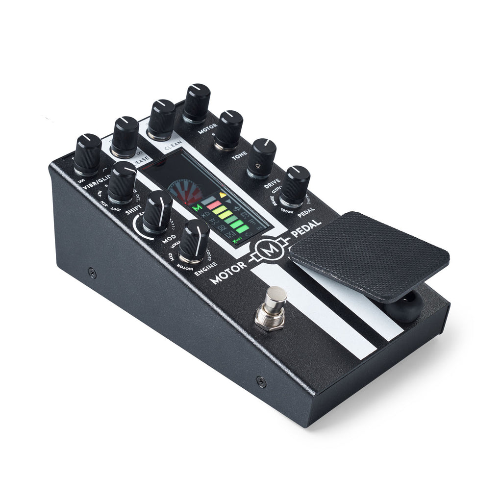 Gamechanger Audio MOTOR Pedal synth voice — angled view