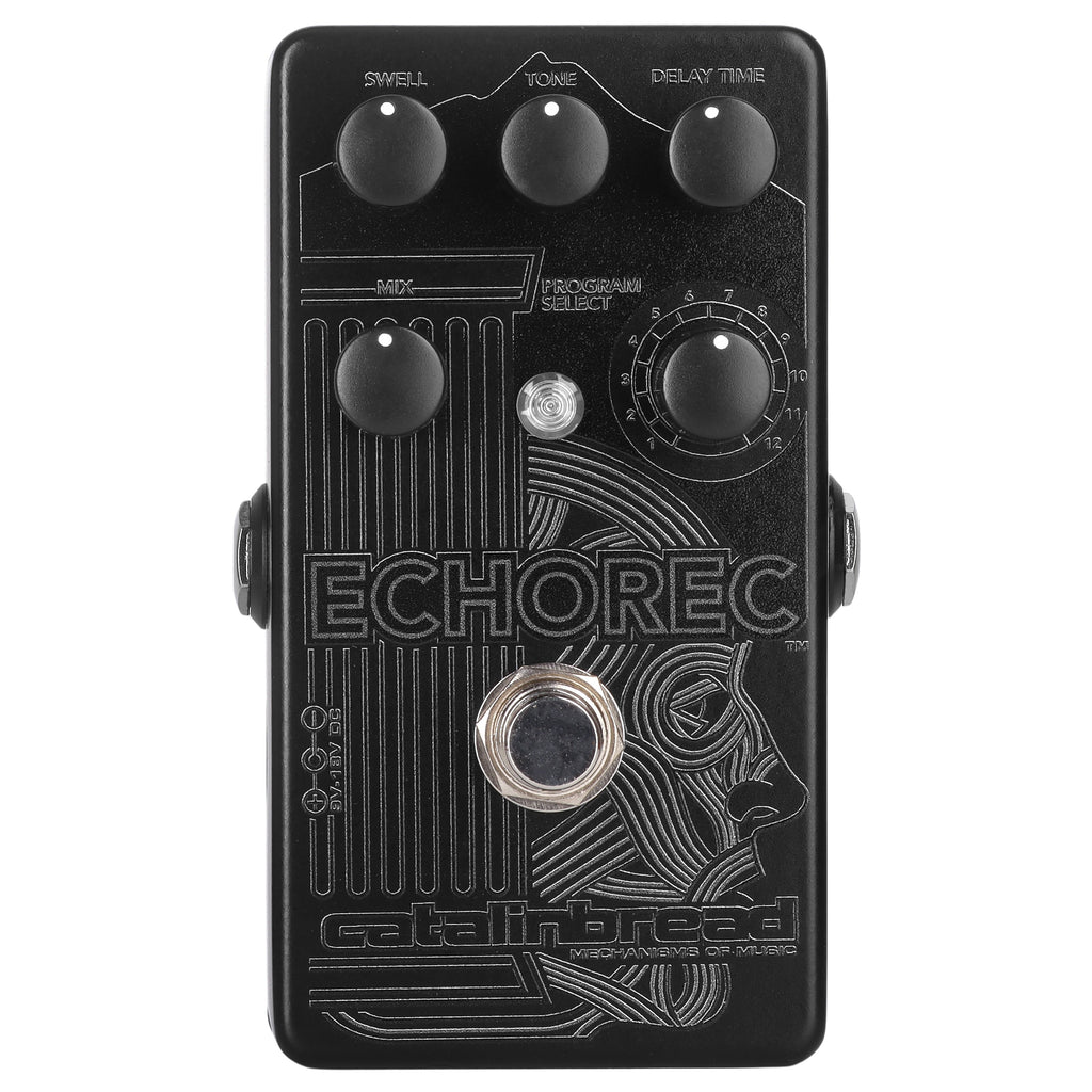 New Catalinbread Echorec Digital Drum Echo Delay Effects Pedal Blackout Series