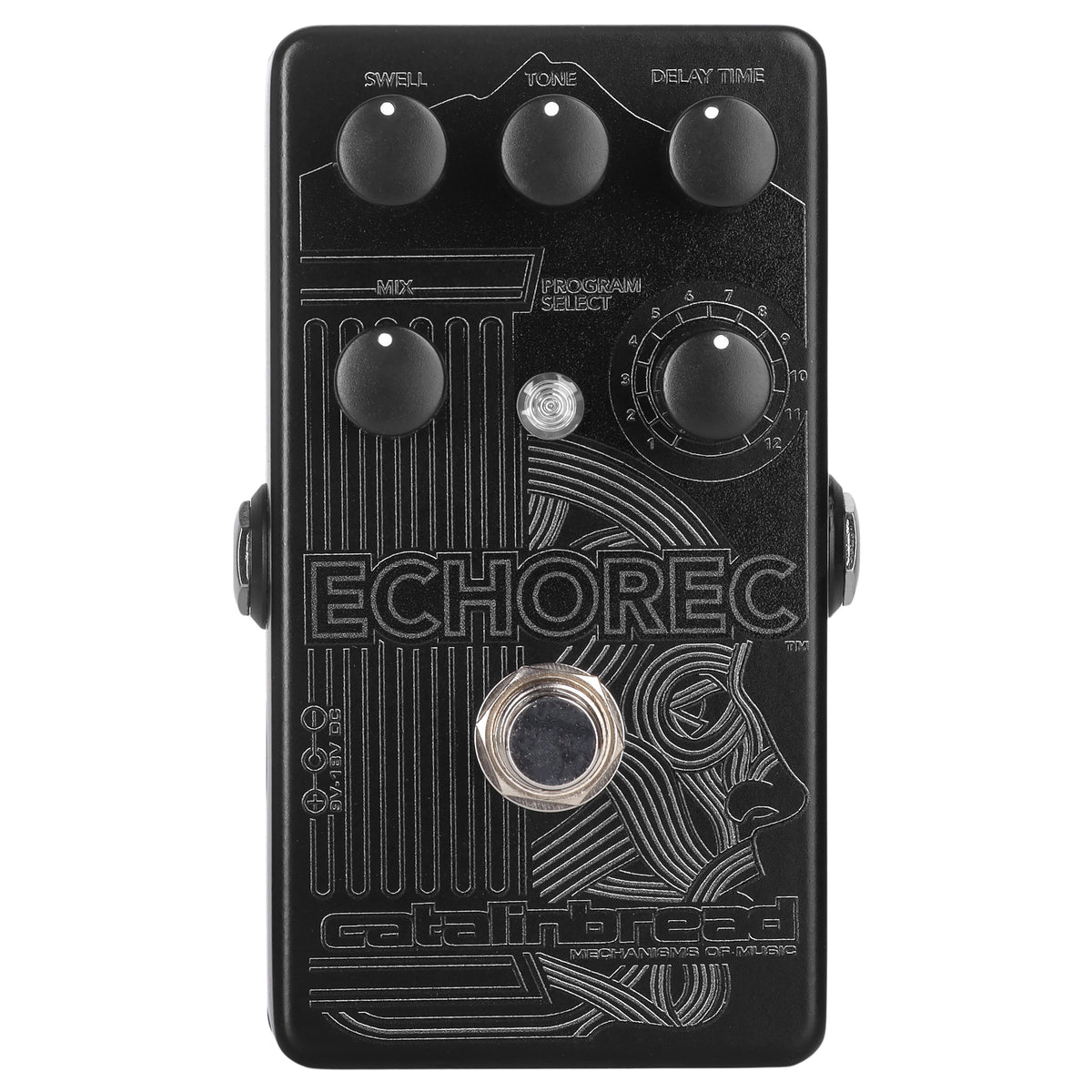New Catalinbread Echorec Digital Drum Echo Delay Effects Pedal Blackout Series