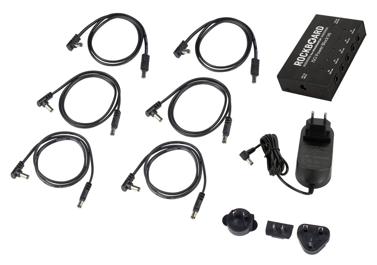 New RockBoard ISO Power Block V6 Isolated Guitar Effects Pedal Power Supply