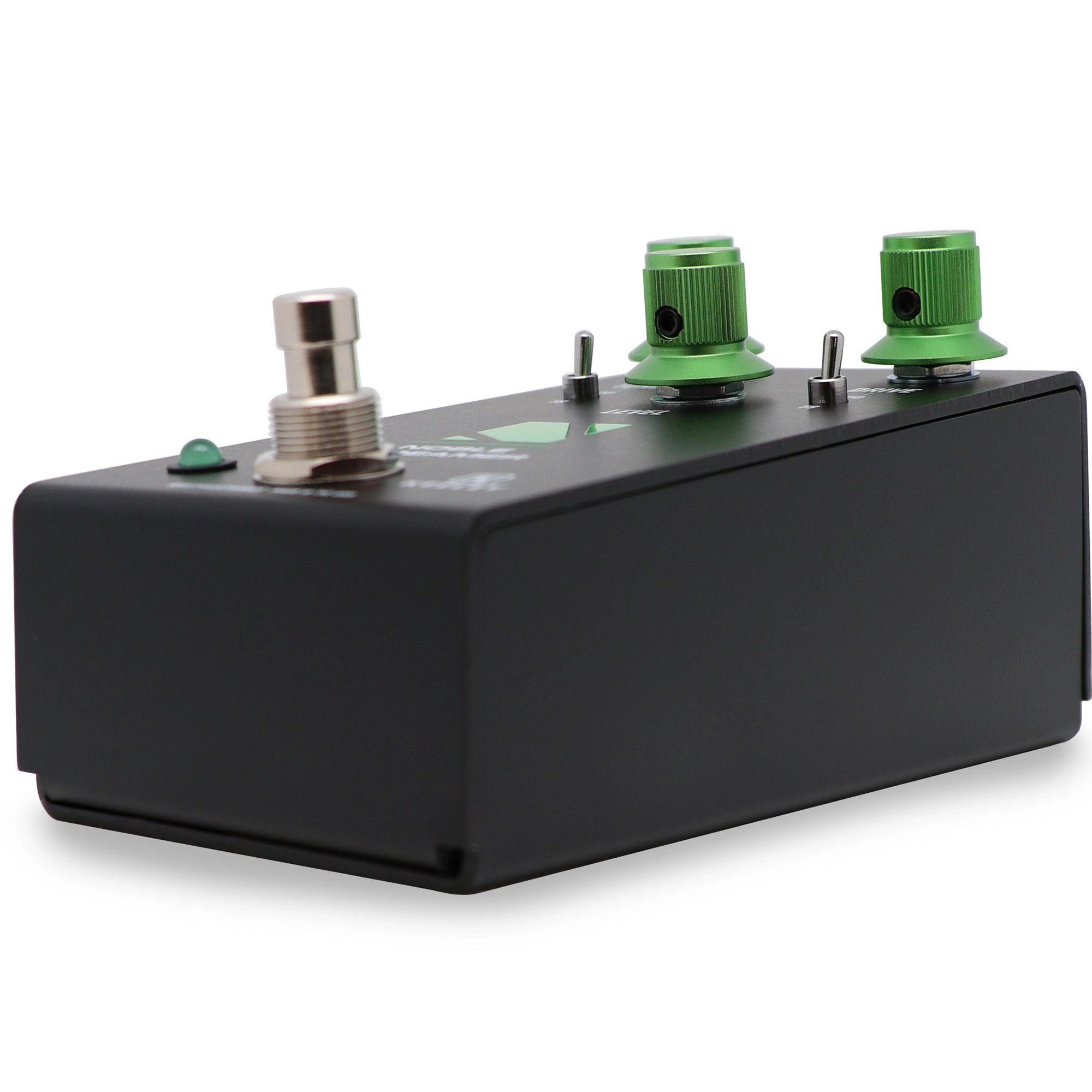 Keeley Noble Screamer overdrive pedal — rear jacks