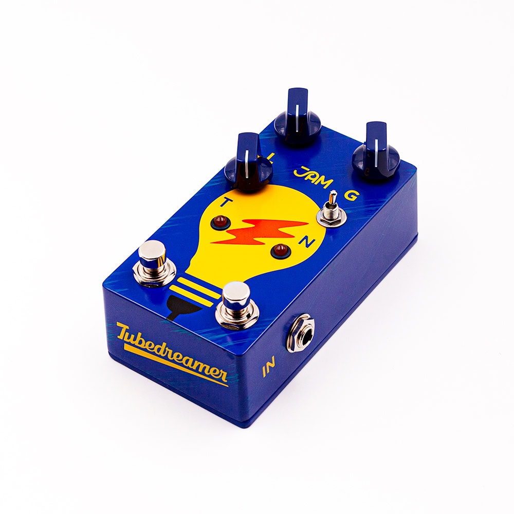JAM Pedals TubeDreamer mk.2 overdrive pedal — angled product view