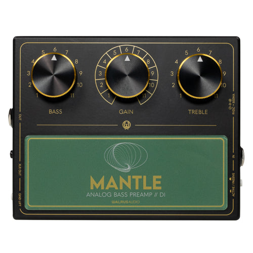 New Walrus Audio Mantle Analog Bass Guitar Preamp & D.I. Effects Pedal