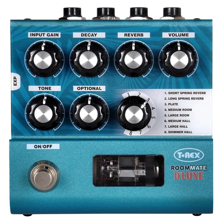 New T-Rex RoomMate DвЂ™Luxe Tube Driven Reverb Guitar Effects Pedal
