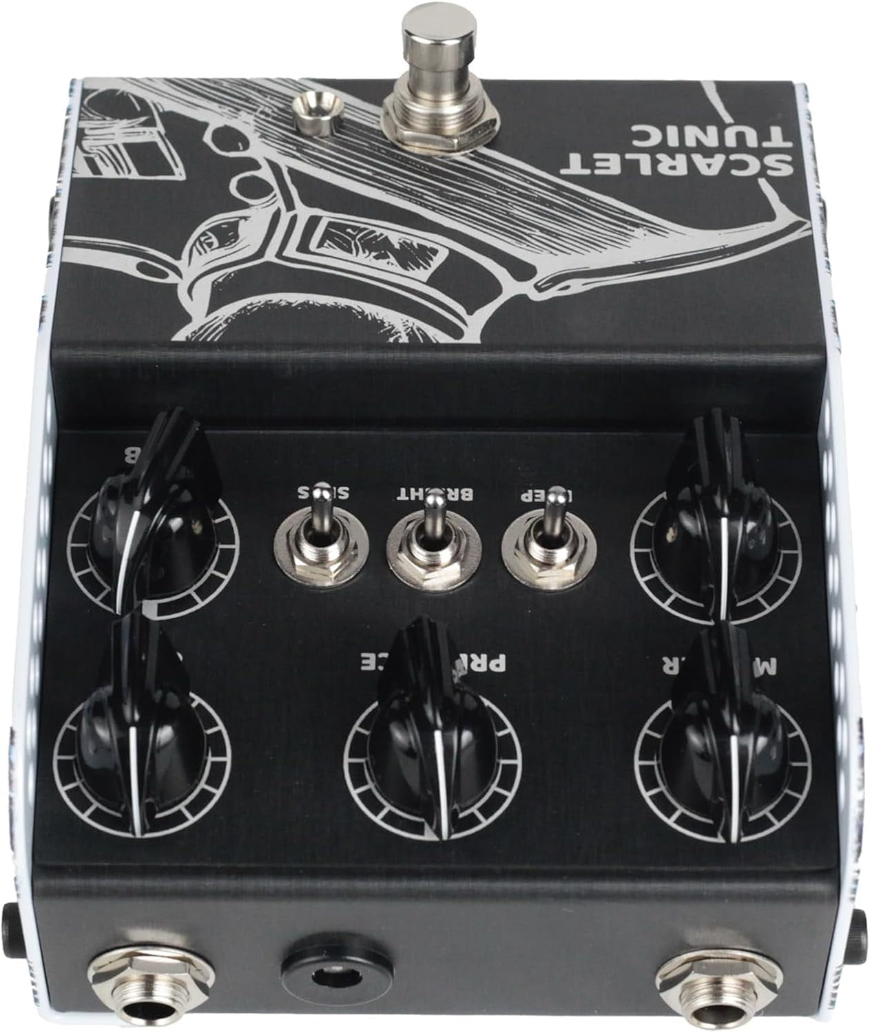 New ThorpyFX Scarlet Tunic Analog Amp Emulator Guitar Effects Pedal
