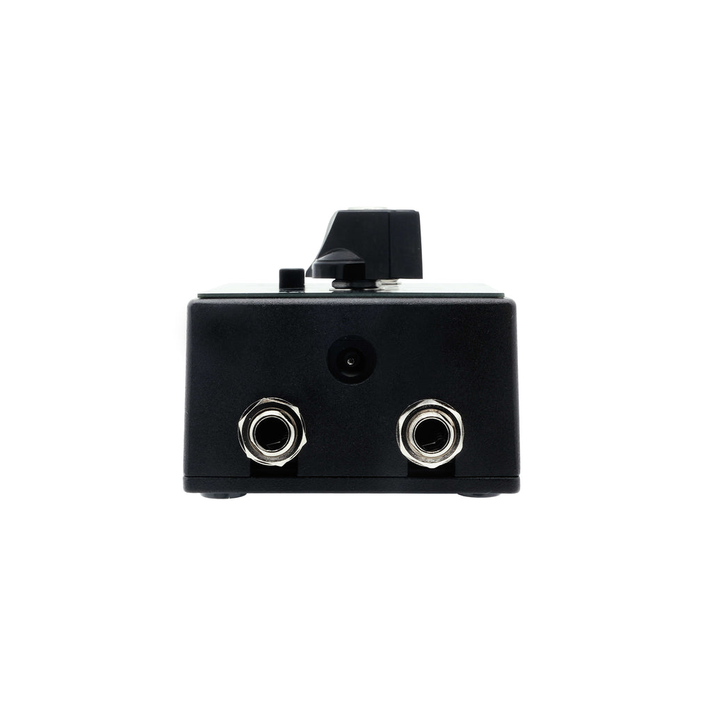 Death By Audio Thee Treble Overload boost pedal — angled view
