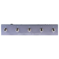 Darkglass MIDI Footswitch — gray enclosure, five footswitches, front view
