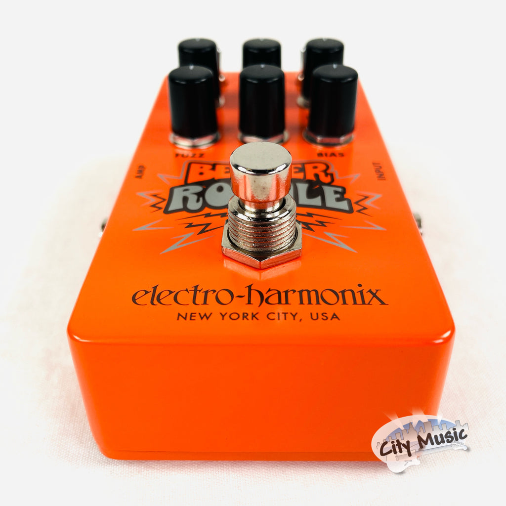 Electro-Harmonix Bender Royale germanium fuzz pedal — rear view