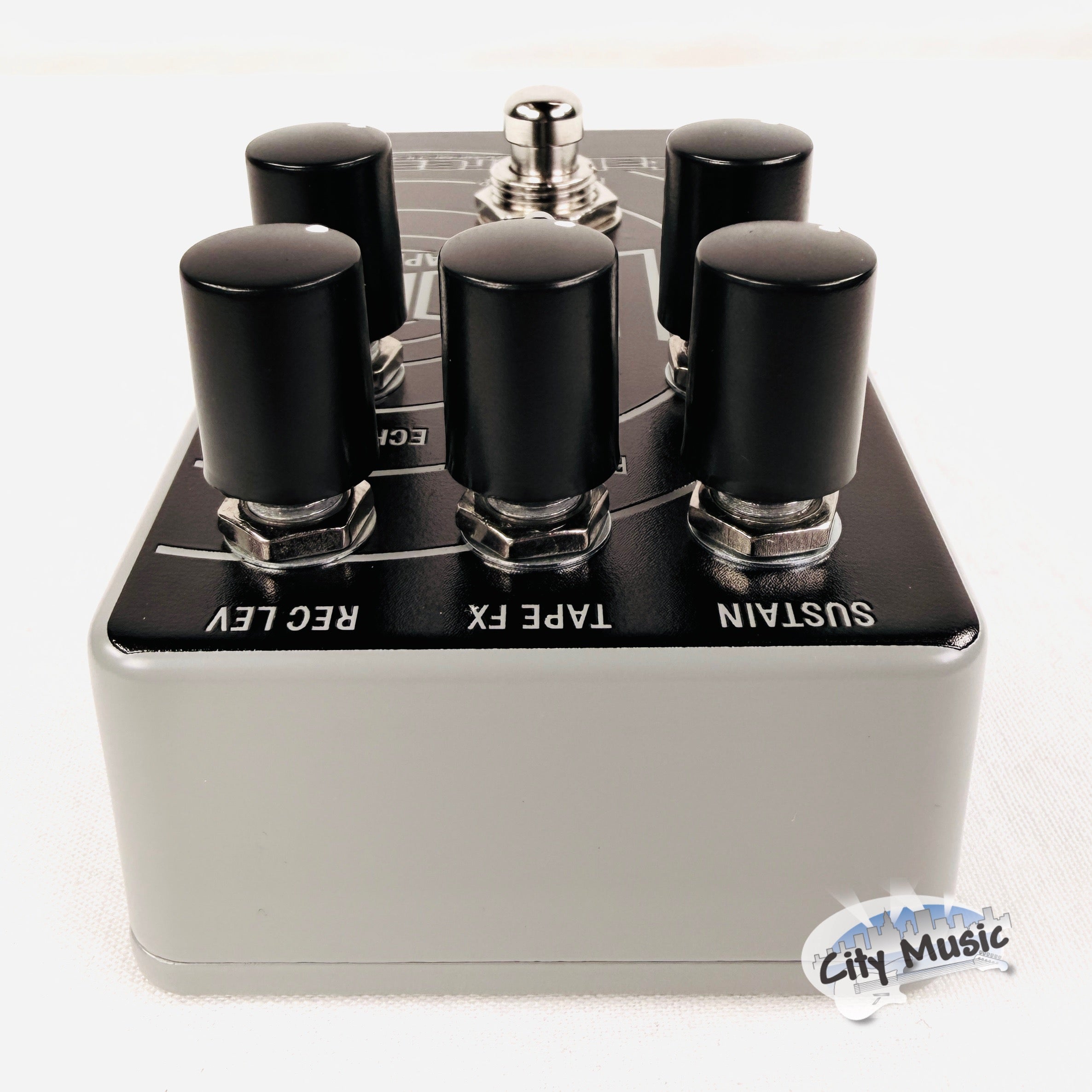 Used Catalinbread Belle Epoch+ tape echo delay — bottom plate view