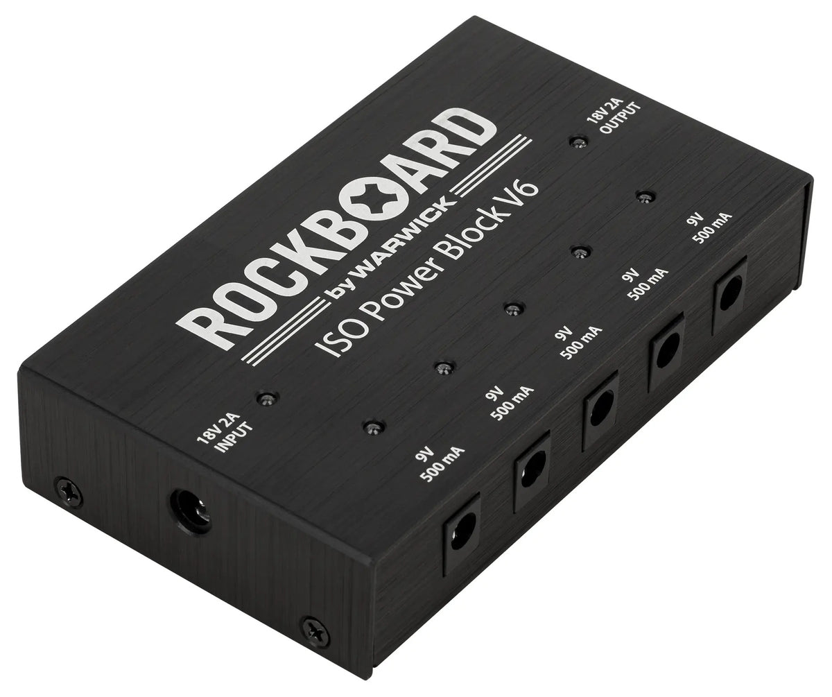 New RockBoard ISO Power Block V6 Isolated Guitar Effects Pedal Power Supply