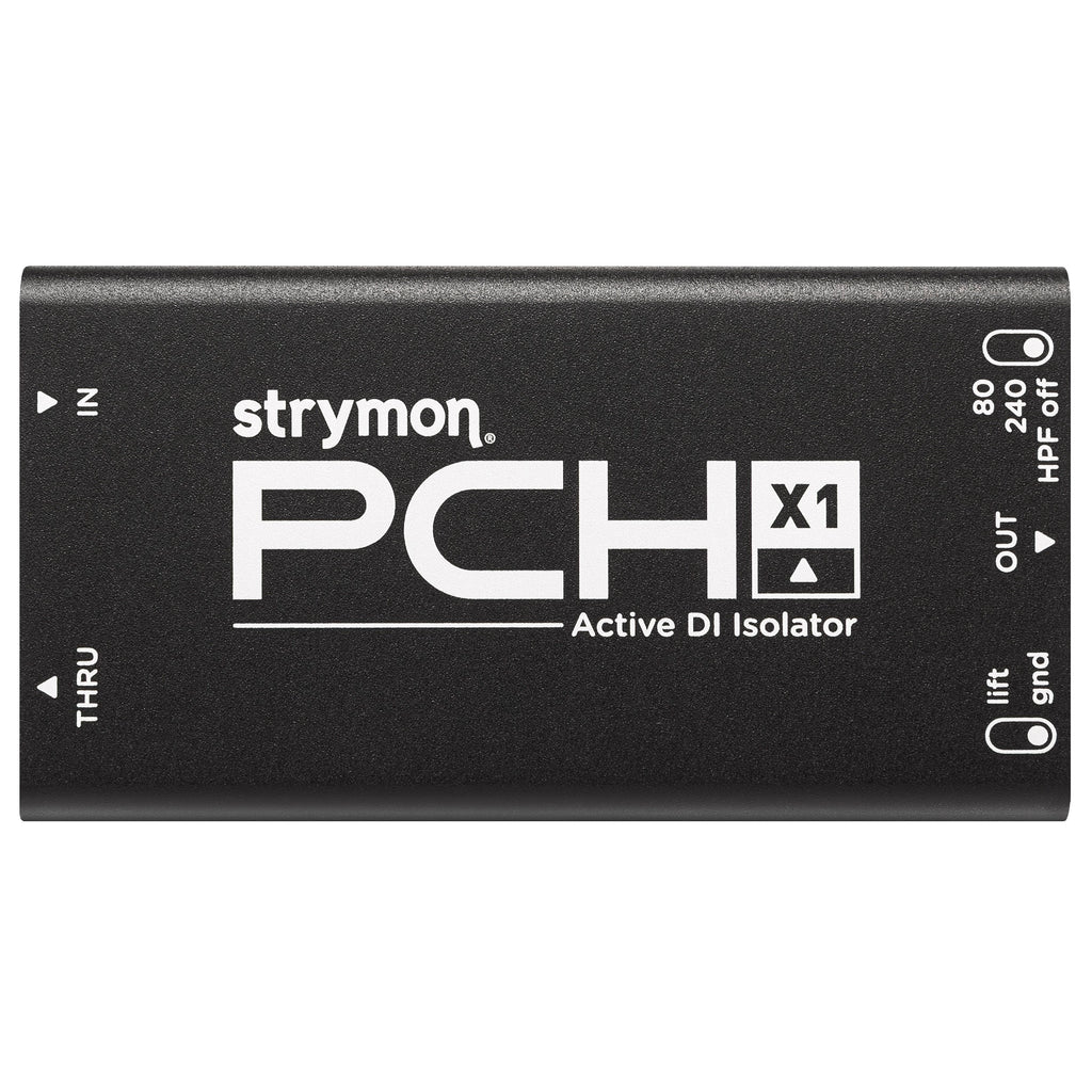 Strymon PCH X1 active DI isolator — angled product view