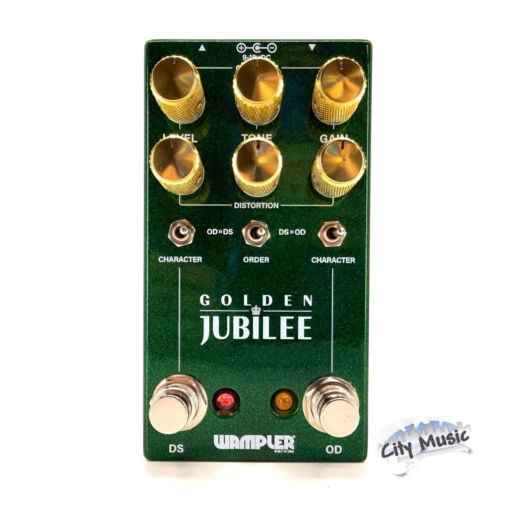 Used Wampler Golden Jubilee Overdrive & Distortion Guitar Effects Pedal ♫