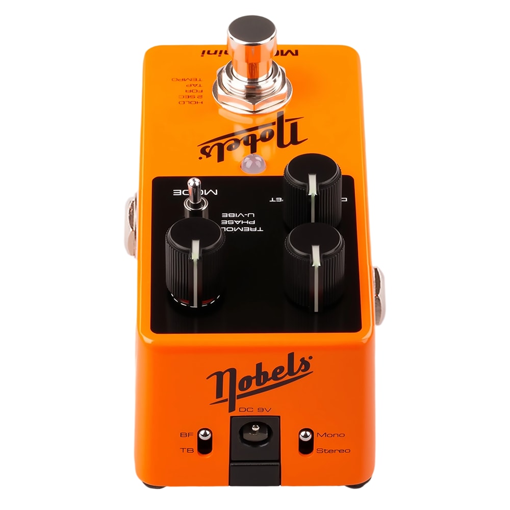 Nobels MOD-mini stereo modulation pedal — tremolo phaser U-Vibe modes