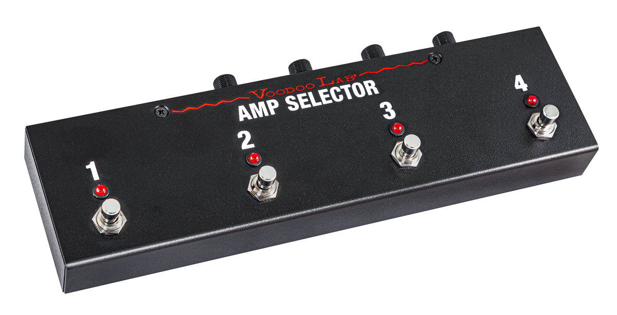 New Voodoo Lab Amp Selector PRO Four Output Programmable Switch/Blend Pedal