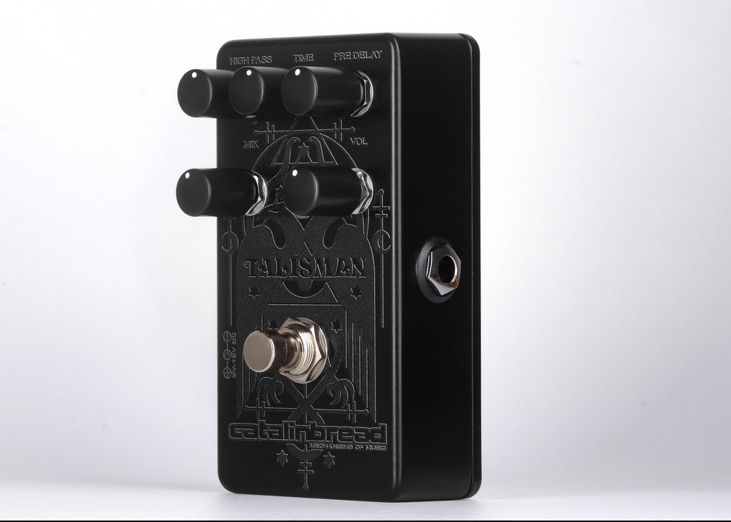 New Catalinbread Talisman Plate Reverb Guitar Effects Pedal Blackout Series