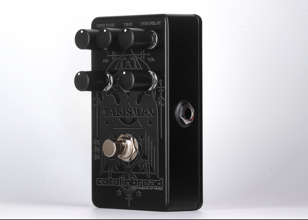 Used Catalinbread Talisman Plate Reverb Guitar Effects Pedal Blackout Series