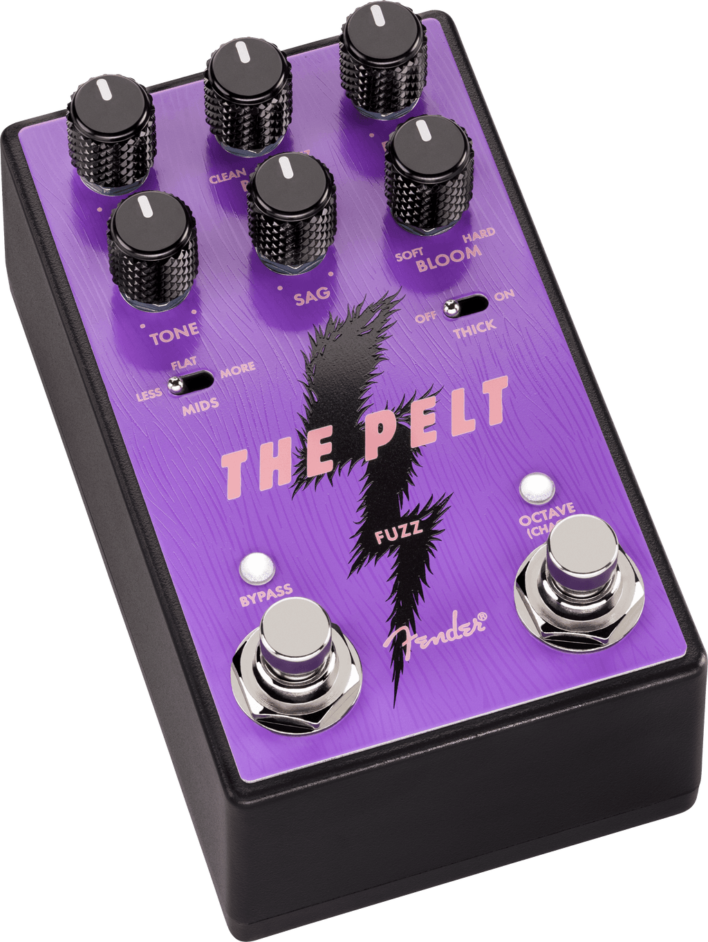 New Fender The Pelt V2 Fuzz Guitar Effects Pedal